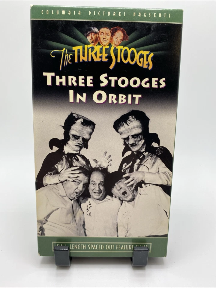 Vintage The Three Stooges in Orbit (VHS, 1995) 1962 Comedy Classic EC! - Image 1 of 4