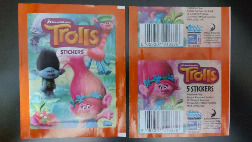 TOPPS - TROLLS (Sticker) 2016 - 1 x POCHETTE NEUVE - Photo 1/1