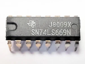 SN74LS669N  "Original" Motorola   16P DIP IC  1 pc - Picture 1 of 1