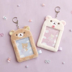 Japan San-X Rilakkuma Korilakkuma Plüsch Foto Karten Halter (Zuckerwatte) - Bild 1 von 7