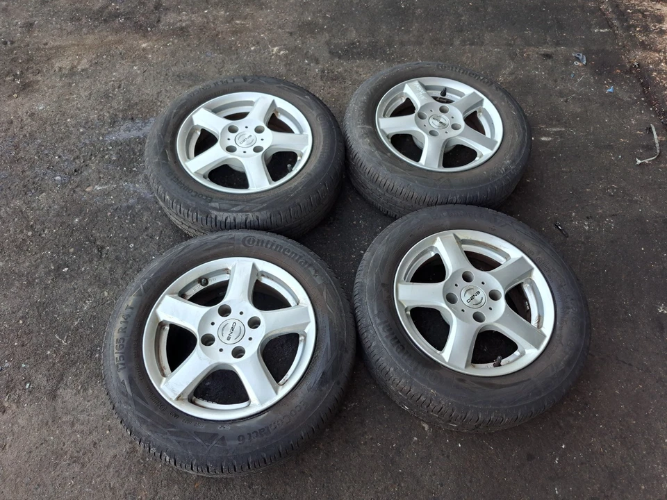 Peugeot 206 1 Satz Alufelgen mit Continental Sommerreifen 175/65R14 Dot 0820 - Bild 1 von 4