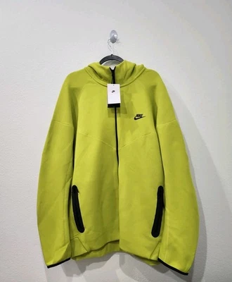Nike Tech Fleece Windrunner Hoodie Jacket FB7921-357 Volt Men’s Size 3XL-TALL - Image 1 of 4