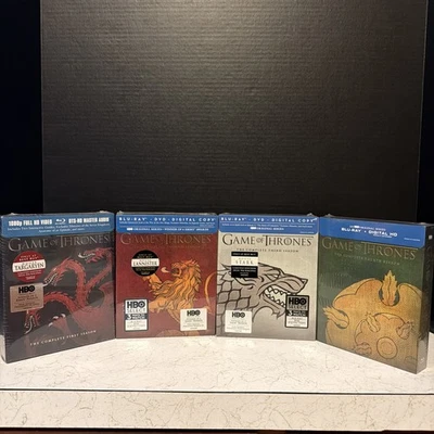 NEW Game of Thrones Complete 1st , 2nd, 3rd and 4th Season Best Buy bluray excl  - Image 1 of 4