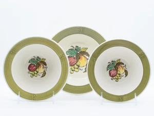 Set/3 Metlox Poppytrail Provincial Fruit Bowls - Two 7" Cereal & One 8.25" Soup - Picture 1 of 9
