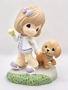 Precious Moments “Don’t Stop Retrievin” Golden Retriever Figurine 226404 - Picture 1 of 6