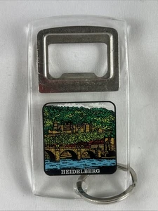 Heidelberg Castle Germany Bottle Opener Keychain 3.25” Acrylic Double Sided - Picture 1 of 3