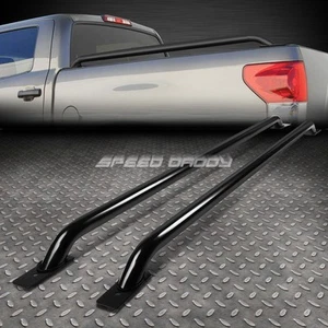 PARA 99-16 F250 F350 SUPER DUTY 81"/82" PLATÓN 74.5" NEGRO ACERO DULCE CAMIÓN BARRAS DE RIEL - Imagen 1 de 6