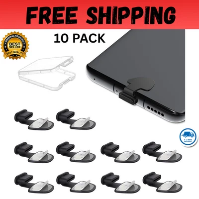 10 Paquetes USB C Enchufe Antipolvo para Teléfono Puerto USB Tipo C Silicona Cubierta Antipolvo Tapa NUEVO Foto 1 de 4