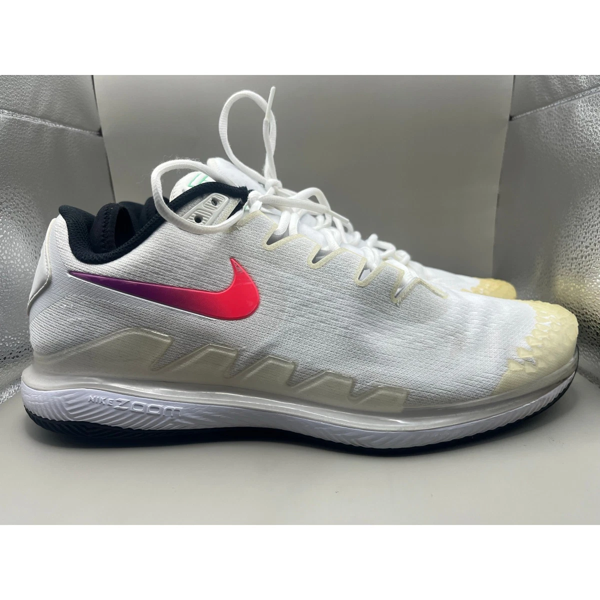 NIKE ZOOM VAPOR X HC ナイキ ズーム ヴェイパー 26cm Nike Court Air Zoom Vapor X Knit HC Ombre Swoosh for Sale