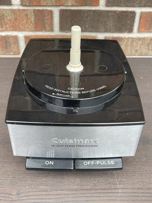 Cuisinart Custom 14Cup Food Processor DFP-14BCN Black Stainless Base Only Tested - Image 1 of 4