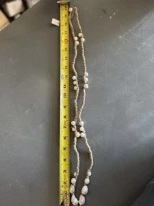 Mela Made In Italy Italian Pearl Necklace V Mola Gold Necklace - Picture 1 of 5