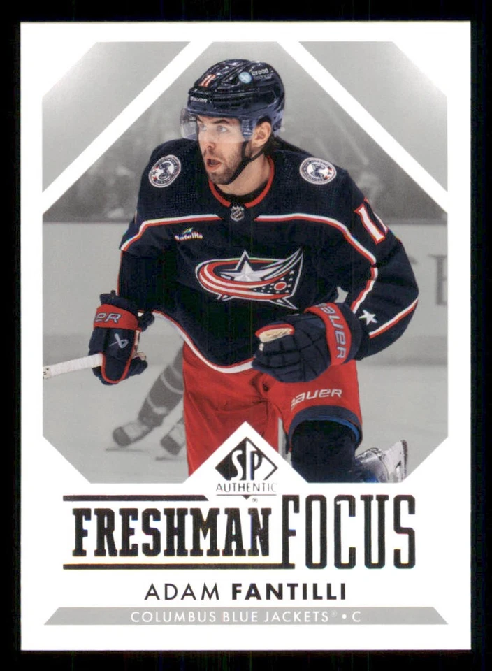 2023-24 SP Authentic Freshman Focus #FF7 Adam Fantilli - Image 1 of 2