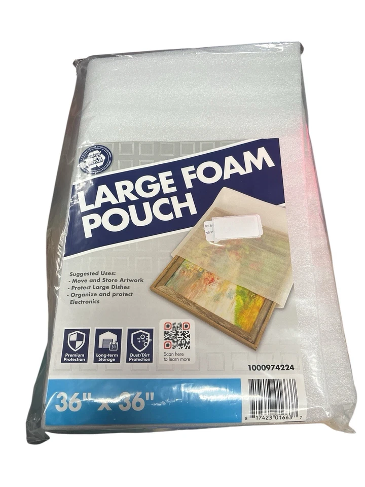 Pratt Retail Specialties 36" x 36" Protective Foam Picture Bag Cushioning Wrap - Image 1 of 1