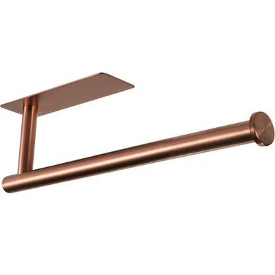 theaoo Rose Gold Paper Towel Holder - Under Cabinet Paper Towel Holder for Ki... - Image 1 of 4