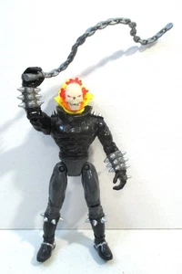 Ghost Rider 1995 ToyBiz 5" Action Figure with Glow Head and Whip Arm Action - Picture 1 of 3