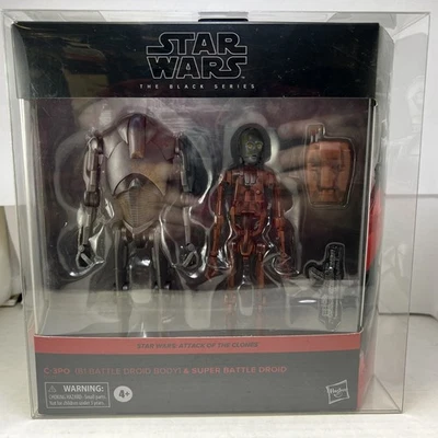 Star Wars The Black Series 6" C-3PO (Cuerpo de Droide de Batalla) y Super Droide de Batalla #ML Foto 1 de 4