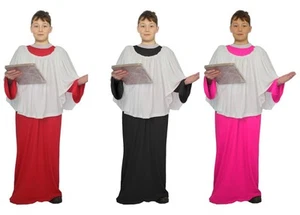 Childs Choirboy Altar Boy Church Gospel Singer Religious Fancy Dress Costume - Picture 1 of 4