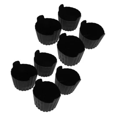  8 Stück Silikon Gebacken Eierbecher Cupcake Verpackungen Luft Friteuse Muffin Backformen - Bild 1 von 4