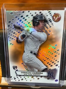 Oswaldo Cabrera 2023 Topps Pristine Orange Refractor #18/25 NY Yankees Rookie Rc