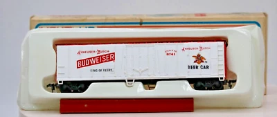 Lionel 5-8741 HO Budweiser Beer Reefer RTR 70s 80s NOS 1:87 Scale Gauge - Image 1 of 4