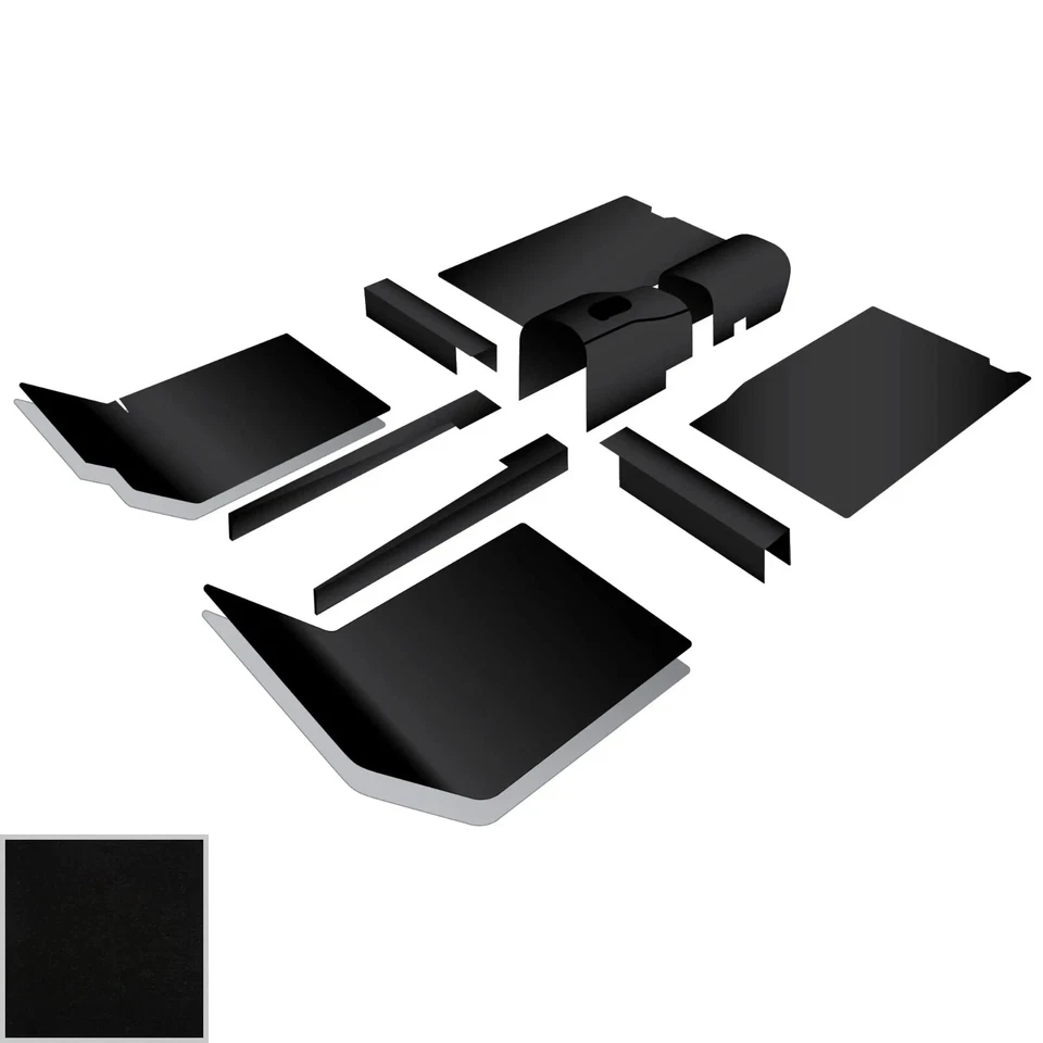 Nuevo kit de alfombra negra para Austin Healey Sprite para Bugeye 1958-1961 hecho en EE. UU. Foto 1 de 1