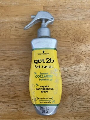 Schwarzkopf Got2b Fat-Tastic Mega Lift Root Boosting Spray 6oz, Collagen - Image 1 of 2