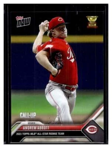 2023 Topps Now Rookie Cup #RC-8 Andrew Abbott RC Base Card (Qty) - Picture 1 of 2