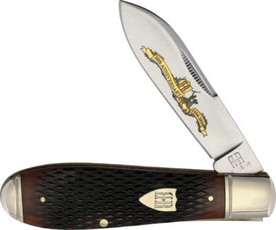 Rough Ryder 30th Anniversary Teardrop Jack Brown Folding Stainless Knife 2628 - Image 1 of 2