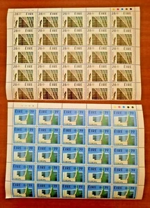 EIRE - 1987 Architecture 28p & 39p in *MINT UNHINGED BLOCKS of 25* (CV £400+) - Picture 1 of 1