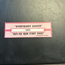 1 JUKEBOX TITLE STRIP Chic Everybody Dance, Atlantic, 45