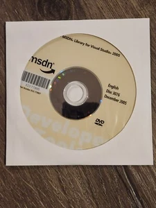 Microsoft MSDN Library for Visual Studio 2005 DVD Disc English X11-77897 - Picture 1 of 1
