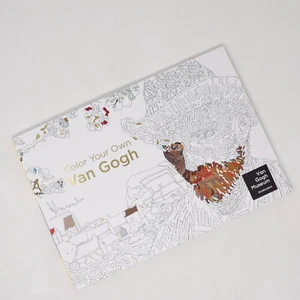 Color Your Own Van Gogh Coloring Book Art Masterpiece Amsterdam Museum Artist - Foto 1 di 20