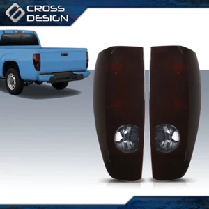Par de luces traseras de humo 2004-12 aptas para Chevy Colorado GMC Canyon conjunto de lámparas  - Imagen 1 de 12