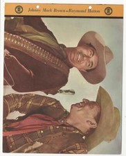 F5-14 Dixie Cup, Premium, 1948, Movie Stars, Johnny Mack Brown