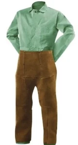 STEINER Split Leg Taille Schürze KEVLAR Rindsleder Schweißen Chaps Einheitsgröße 24" x 39" - Bild 1 von 6