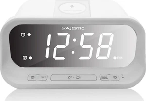 Radiosveglia Display Digitale Caricabatterie Wireless New Majestic SVE-236WI - Foto 1 di 2