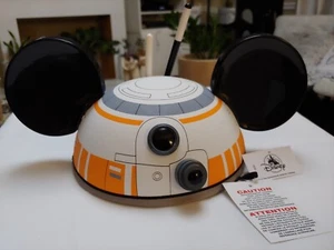 NUEVO Sombrero Orejas Mickey Mouse Parques Disney Star Wars BB-8 NUNCA USADO - Imagen 1 de 20