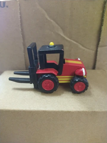 Yh164 Bob the Builder Learning Curve Die-Cast Trix Forklift red 2004 Cover