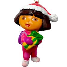 Vintage Dora The Explorer Christmas Ornament Gift Cute Resin 4" Original Viacom