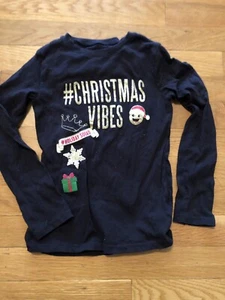Place Christmas Shirt Euc Girls Sz S 5/6 - Picture 1 of 3
