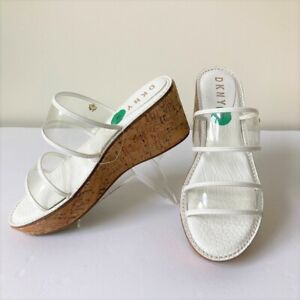 DKNY Kids Chanclas Baño d39023 blanco chica Zapatos para baño sandalias nuevo 