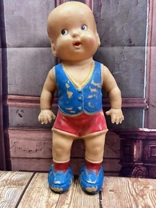 1950’s Boy Rubber Squeak Toy - Picture 1 of 16