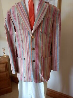 Edwardian Stile MEN'S 2pc Costume Plus Tie 36  Sul Petto • 34.66€