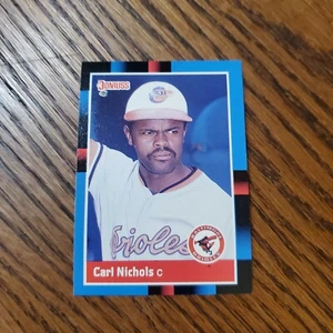 1988 Donruss Carl Nichols Rookie Baltimore Orioles #477 - Picture 1 of 2