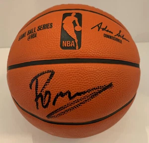 Kristaps Porzingis Autographed Mini Basketball Signed PSA RookieGraph coa - Picture 1 of 3