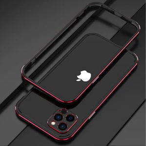 For iphone 14 13 12 pro max 12 mini Aluminum Bumper Frame Case + Metal lens Film - Zdjęcie 1 z 20