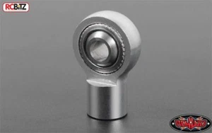 Aluminum Mini M3 Rod End with Steel Ball x10 Z-S1555 SILVER Shock Bottom rcBitz - Picture 1 of 3