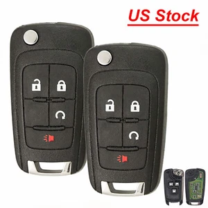2 For 2010 2011 2012 2013 2014 2015 2016 Chevrolet Equinox Remote Flip Key Fob - Picture 1 of 12