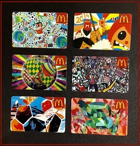 π¨π¦CANADA MCDONALDS GIFT CARD ββ LOT OF 6 CARDS β RARE β NEW π¨π¦ - Picture 1 of 1