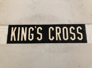 Aberdeen 272 Escocia Vintage Lino Bus Ciego 30” Kings Cross King’s - Imagen 1 de 3